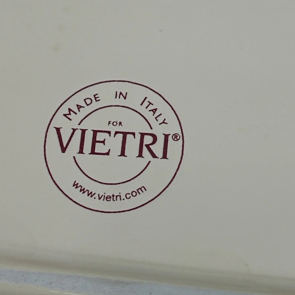 Vietri, Italy! Fiori Di Bosco 5-Part Relish Tray Oval Serving‎ Dish
